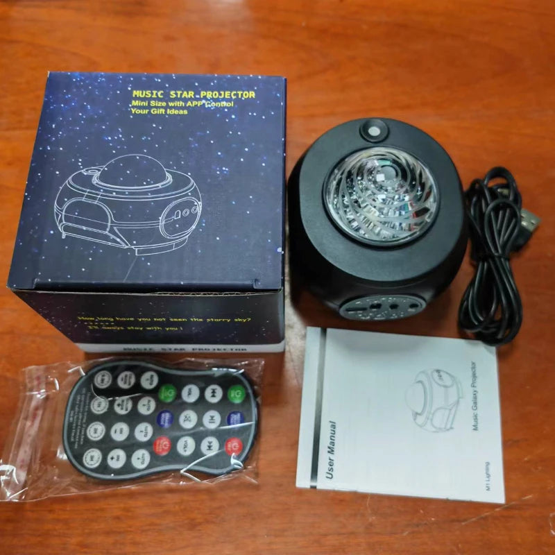 Bluetooth Connectivity Night Light Galaxy Projector