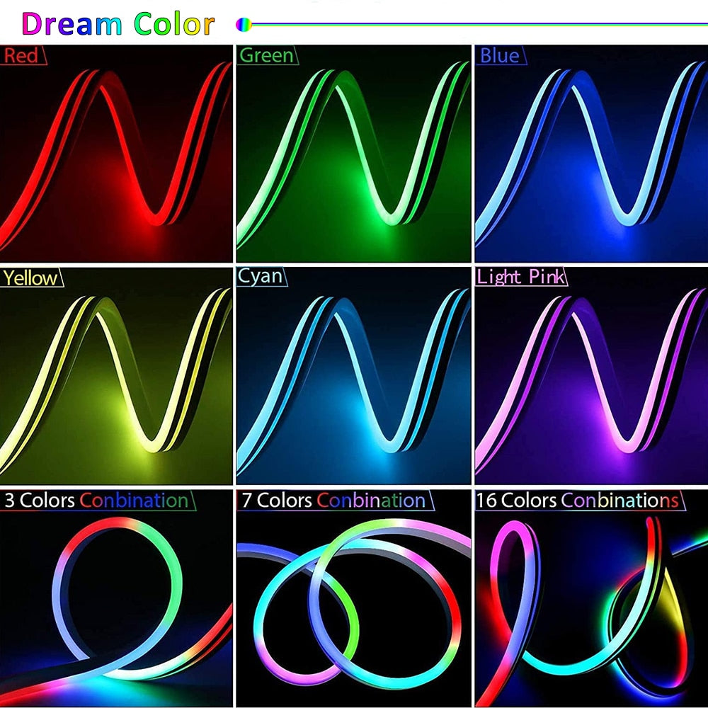 A USB LED Strip Lights RGB 5V WS2812B RGB LED 1M-5M Remote Control LED Tape for TV Backlight Home Decor