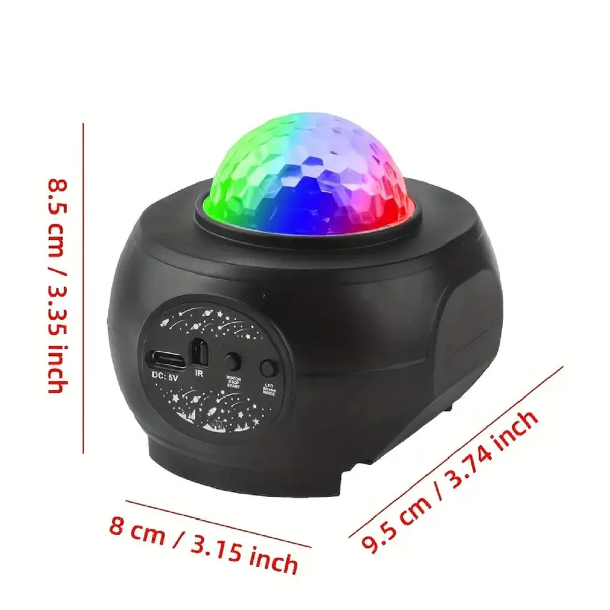 Bluetooth Connectivity Night Light Galaxy Projector