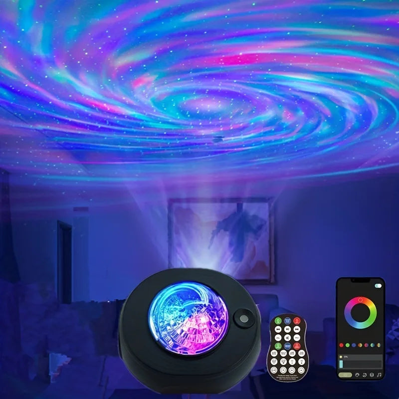 Bluetooth Connectivity Night Light Galaxy Projector